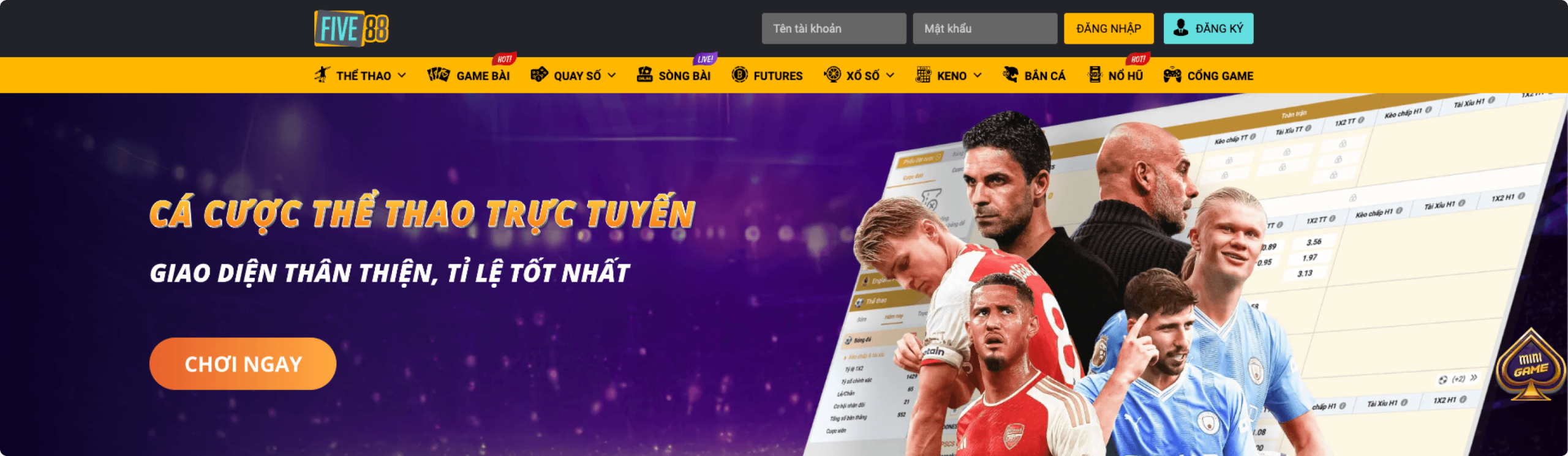 Five88 được tin tưởng giới thiệu bởi nhà cái uy tín 79